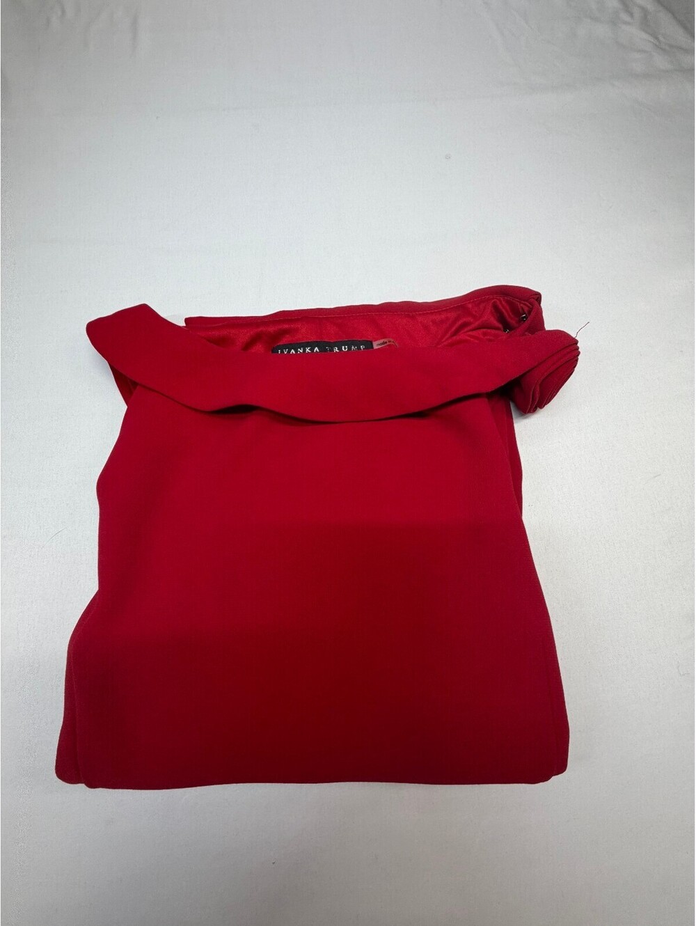 Ivanka Trump Women's Sheath Dress Sleeveless Size Red - Picture 15 of 15